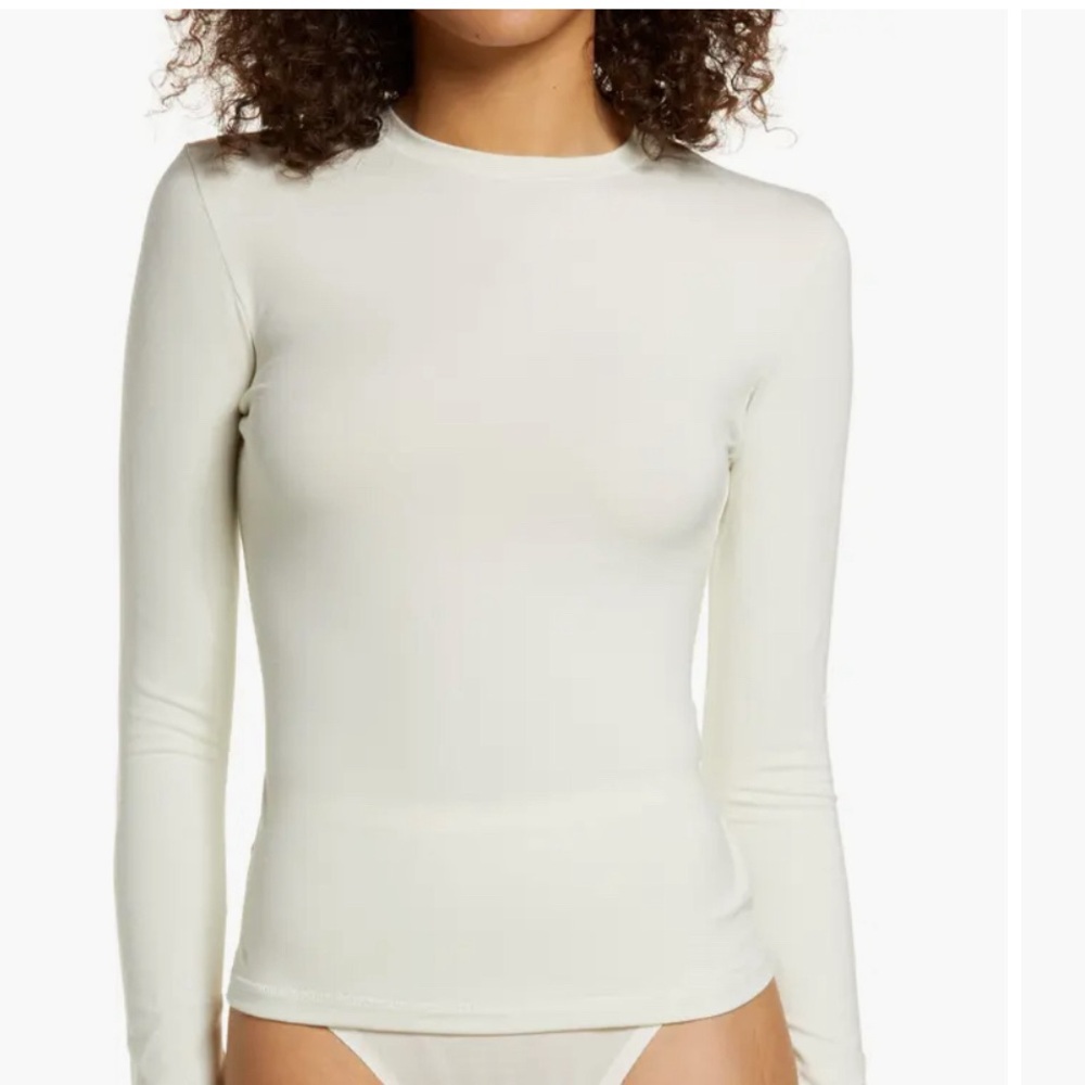 White skims shirt